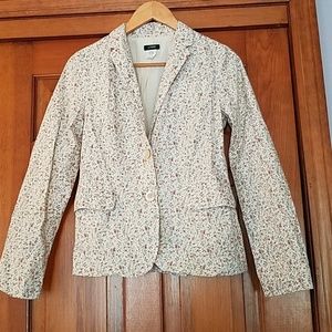 Floral J Crew Blazer
